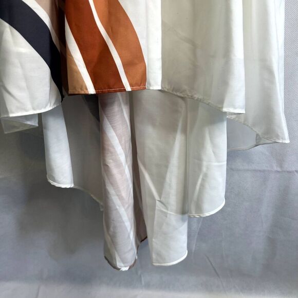 Oopsie Daisy NWT Hi Low Rainbow Swirl Boho Dress Girls Size 10 - Picture 2 of 15